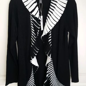 Ladies Ruffle Sweater/ Jacket /Cardigan - Chicos